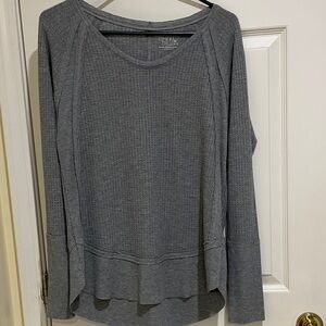 Gray Time and Tru size medium waffle Tunic